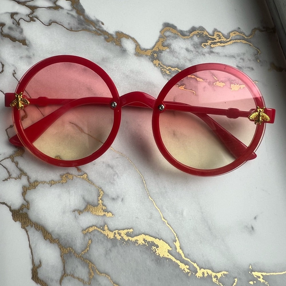 Kids Red Sunglasses